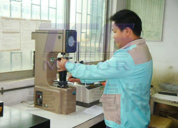 Gear hardness tester