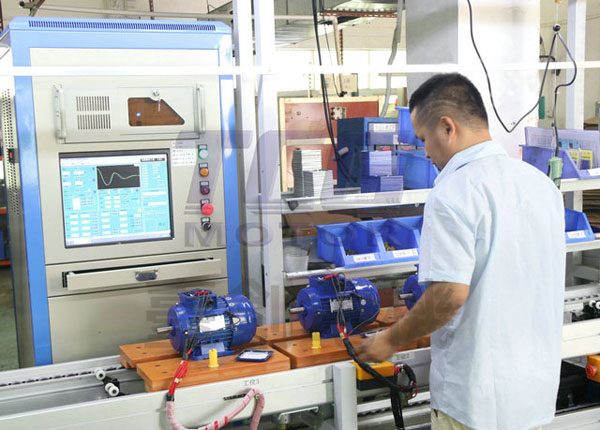 Motor factory integrated test system